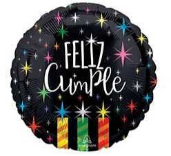 Feliz Cumpleanos Mylar Flower Bouquet