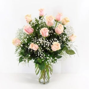 One Dozen Long Stem Roses Bouquet Flower Bouquet