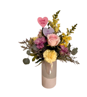 Sweetheart Glow Valentine Bouquet Flower Bouquet