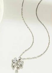 Silver Necklaces Flower Bouquet