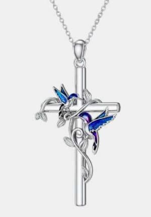 Silver Necklaces Flower Bouquet