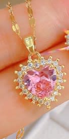 Gold Necklaces Flower Bouquet