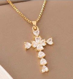 Gold Necklaces Flower Bouquet