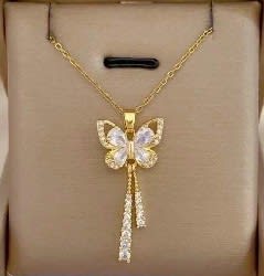 Gold Necklaces Flower Bouquet