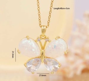 Gold Necklaces Flower Bouquet