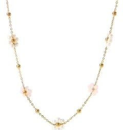 Gold Necklaces Flower Bouquet