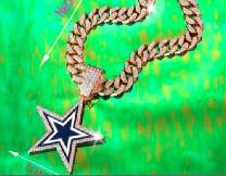 Gold Necklaces Flower Bouquet