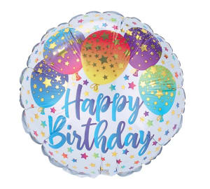 9" Mini Happy Birthday Balloons