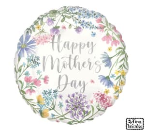 9" Mothers day Mini Balloons Flower Bouquet