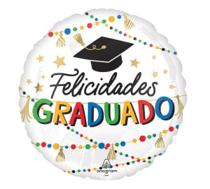 9" Graduation Mini Mylar Balloons