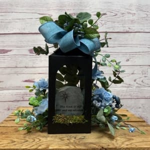 Sacred Sanctuary Silk (Artificial) Lanterns Flower Bouquet