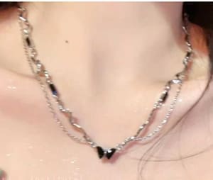 Silver Necklaces Flower Bouquet