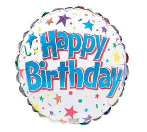 9" Mini Happy Birthday Balloons