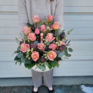 Champs, Strawberries & Roses!