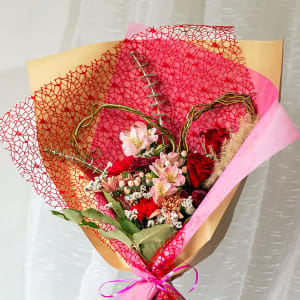 Your Hearts Desire Upright Bouquet