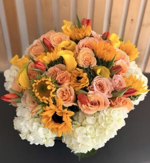 Sunlit Morning Flower Bouquet