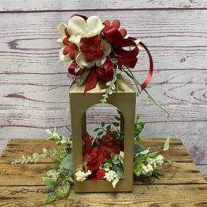 Sacred Sanctuary Silk (Artificial) Lanterns Flower Bouquet