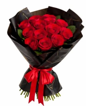 Heartfelt Romance Flower Bouquet