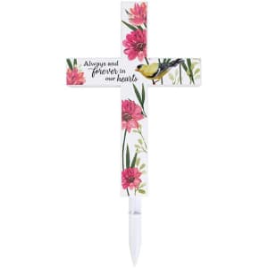 Solar Cross Stakes Flower Bouquet