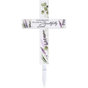 Solar Cross Stakes Flower Bouquet