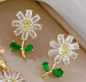 Earrings Flower Bouquet