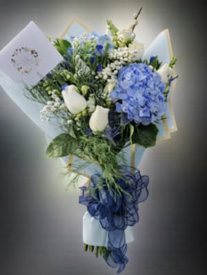 Heavenly Blue Flower Bouquet
