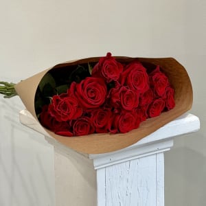 Long Stem Red Roses Bouquet