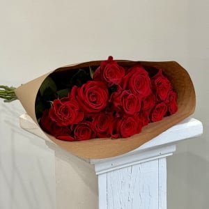 Long Stem Red Roses Bouquet
