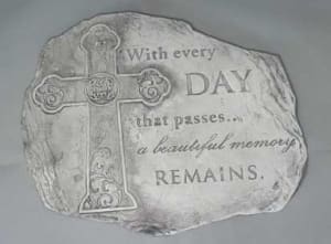 Large Sympathy Stone Flower Bouquet