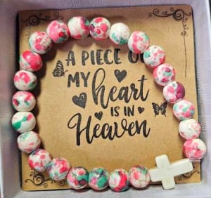 A Piece of my Heart bead Bracelet