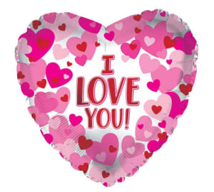 Love Mylars Flower Bouquet