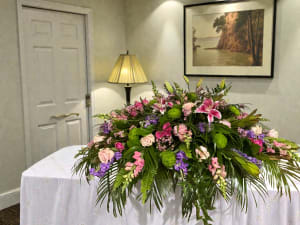 Casket Spray Flower Bouquet