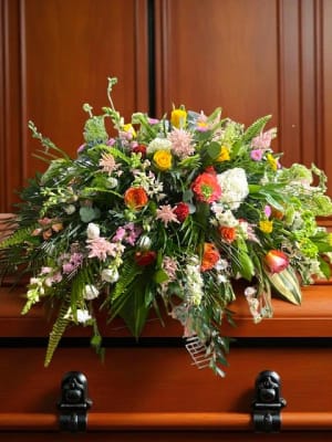 Casket Spray Flower Bouquet