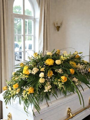 Casket Spray Flower Bouquet