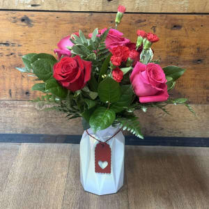 Forever My Love (White Vase)