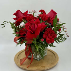 Be My Valentine Vase Arrangement