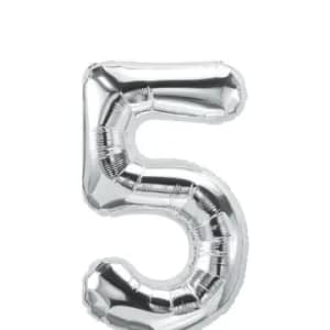 34" Numbers Balloons Flower Bouquet