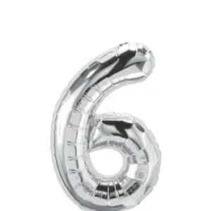 34" Numbers Balloons Flower Bouquet