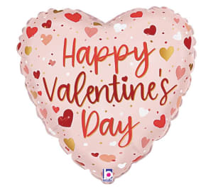 9" Valentines Mini Balloon on a Stick