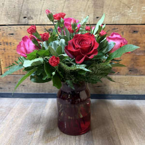 Forever My Love (Red Vase)