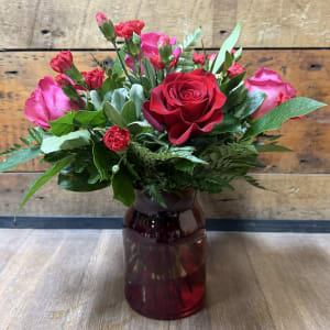 Forever My Love (Red Vase)