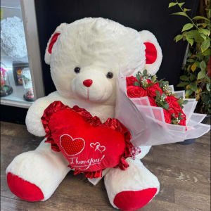 Bear bundle Flower Bouquet