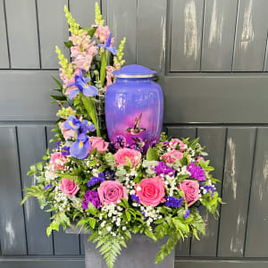 Peaceful Violet Garden Flower Bouquet