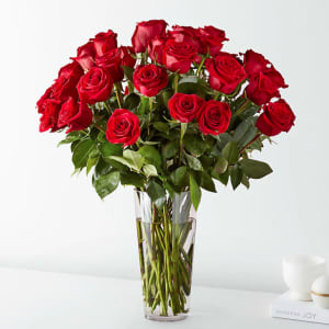 Long Stem Red Roses Flower Bouquet