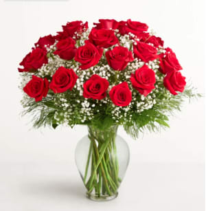Red Roses With Million Stars Flower Bouquet