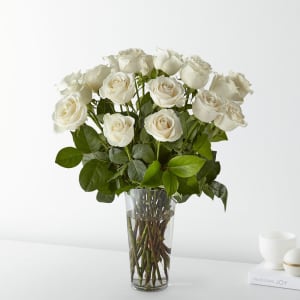White Roses Flower Bouquet