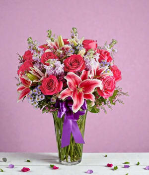 Straight From The Heart Flower Bouquet