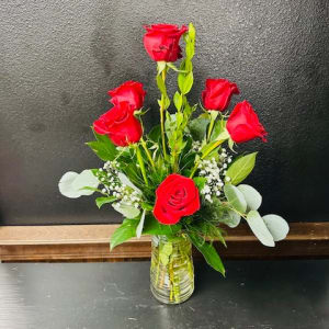 1/2 Dozen Roses Flower Bouquet