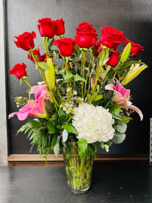 Dozen & a Half Roses Flower Bouquet