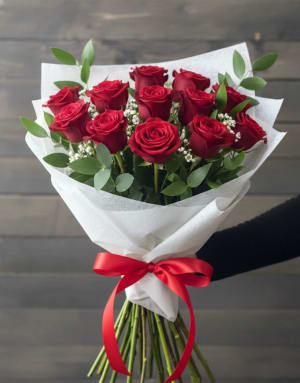 Classic Rose wrap bouquet EBF-645 Flower Bouquet